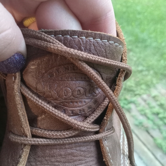 Roots Canada Brown Leather Chukka Boots Lace Up Shoes Women’s Size 7.5 - Picture 10 of 10